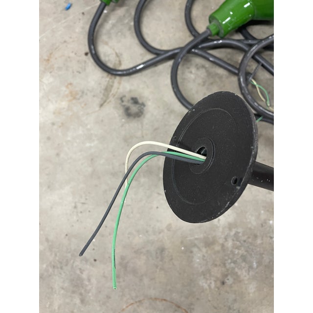Mid 20th Century Mid 20th Century Abolite Industrial Gooseneck Wall Lights — Set of 7 — Rewired, Installation-Ready For Sale - Image 5 of 6