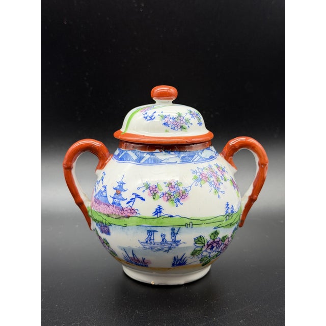 Vintage Japanese Tea Service, Early 1900s, Set of 15 For Sale - Image 15 of 18