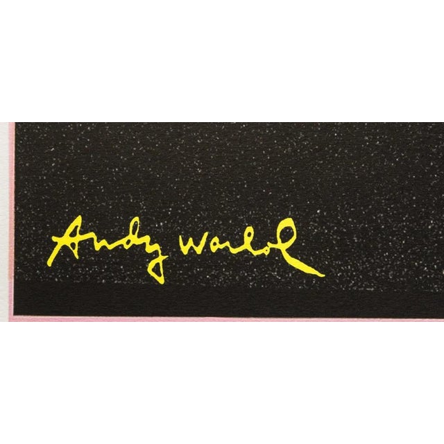 1986 Carnegie Museum of Art After Andy Warhol "Mickey Mouse" Lithograph Portrait signed numbered print, stamp...