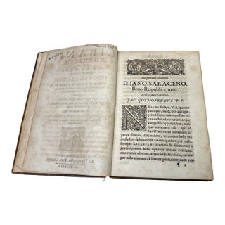 Antique Original 1631 Libanii Sophistae, Ex Bernard Quaritch Hardcover Book For Sale