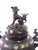 Bronze Superb 19th C Chinoiserie Enamel Bronze Incense Burner W/Foo Dog 28" H For Sale - Image 8 of 8