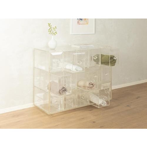 Vintage Acrylic Chest of Drawer, 1980s For Sale - Image 9 of 9