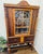 Jacobean Antique Jacobean Style Display Cabinet With Leaded Glass For Sale - Image 3 of 9