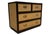 Mid-Century Chest of Drawers in Rattan and Ebonised Wood with Brass Handles, 1890s For Sale - Image 6 of 18