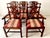 Brown Baker Furniture Historic Charleston Collection Georgian Banded Mahogany Double Pedestal Table and Eight Chairs Vintage Exquisite Excellent Condition For Sale - Image 8 of 18