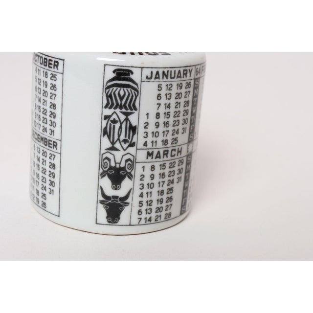 Vintage Italian Modern "1964" Porcelain Zodiac Calendar in by Piero Fornasetti For Sale - Image 13 of 17