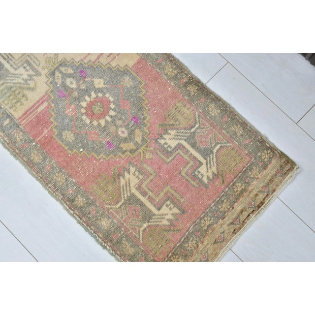 Traditional 1960s Modern Design Turkish Art Minis Rug For Sale - Image 3 of 6
