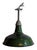 Green Mid 20th Century Mid Century Modern Porcelain Enamel Benjamin Studios Pendant Reflector Light For Sale - Image 8 of 10