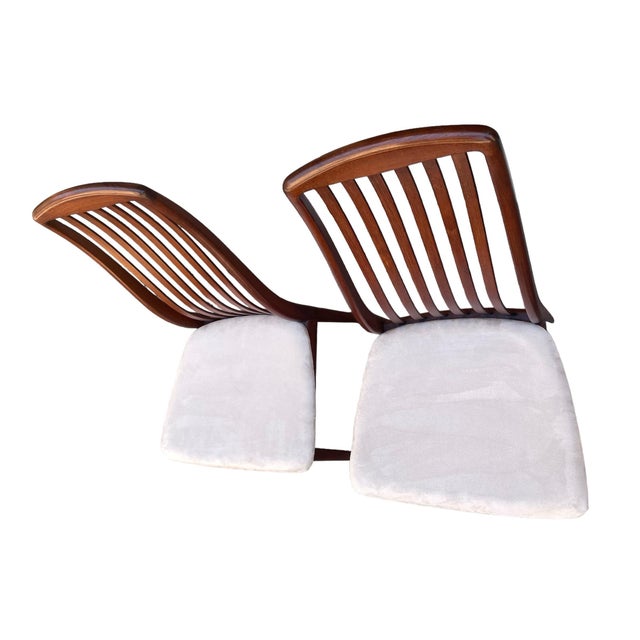 Vintage Mid Century Danish (?) Rosewood Dining Chairs.. Set of 4 For Sale In San Francisco - Image 6 of 9