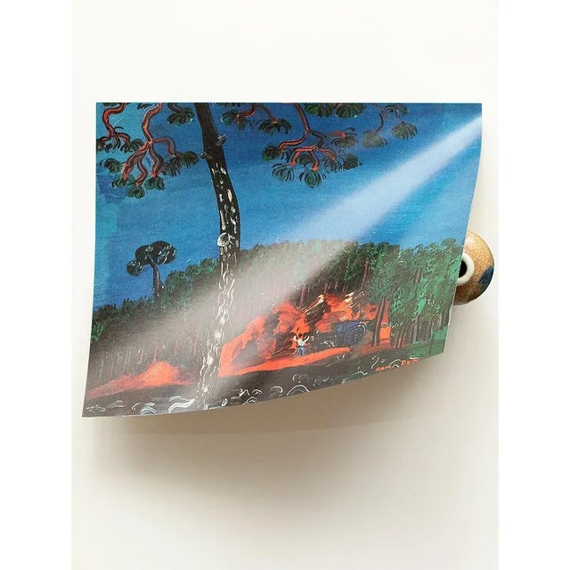 Raoul Dufy 1970 After Raoul Dufy "Landscape of Esterel", Full-Color Parisian Print For Sale - Image 4 of 7