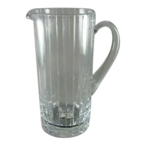 Vintage Sasaki Crystal Ellessee Cocktail Liquor Water Pitcher