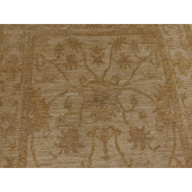 Beige Early 21st Century Vintage Hand-Knotted Accent Rug 2'10"x 4'5" For Sale - Image 8 of 9