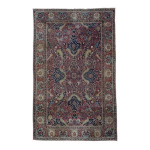 Antique Tehran Rug 4'5'' x 7'1''