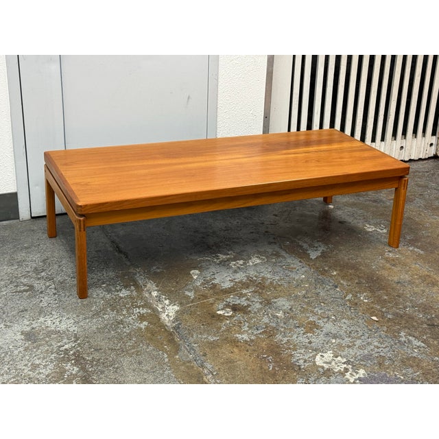 Danish Teak Wood Coffee Table, Mid 20th Century For Sale - Image 4 of 12