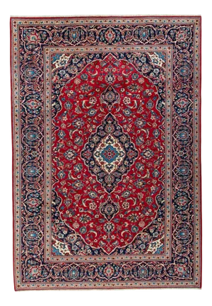 Hand-Knotted Oriental Rug in Wool