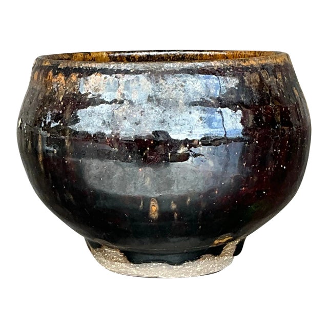 Vintage Boho Original Studio Pottery Bowl For Sale