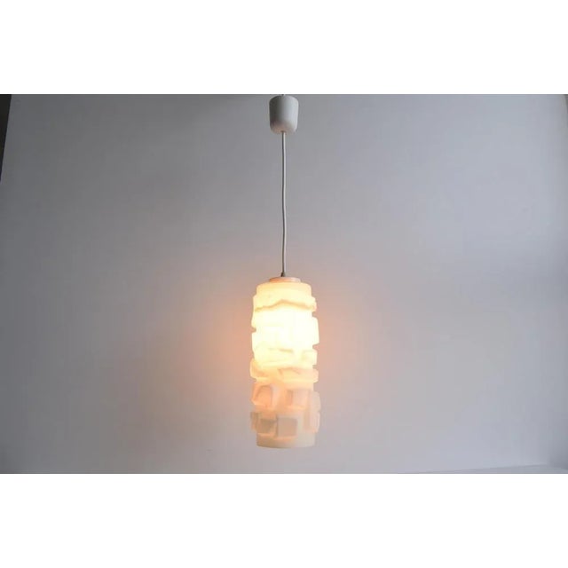 Pendant Lamp in Opal Glass by Ivan Jakeš, 1960 For Sale - Image 6 of 13