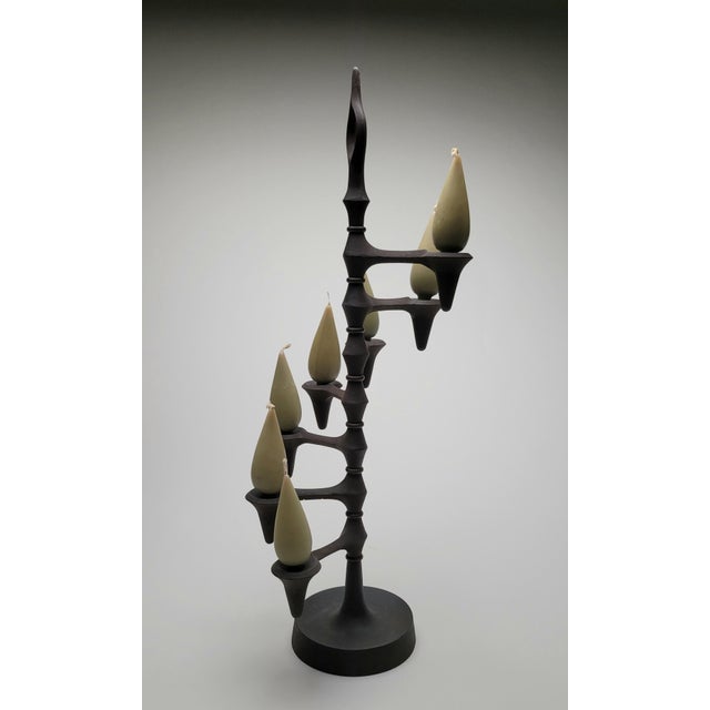 Vintage mid century multi-arm modular candleholder designed by Jens Quistgaard for Dansk Designs cira 1960's. This is a...