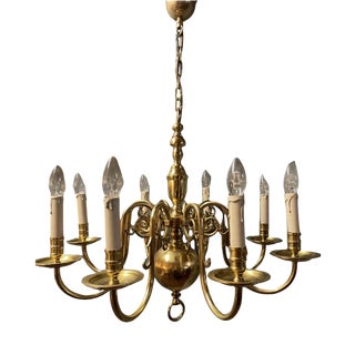 Antique Flemish 8-Branch Chandelier For Sale