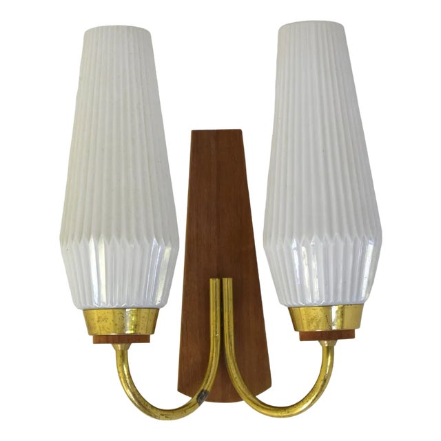 Mid-Century Modern Two-Bulb Bag Lamp, 1960s For Sale