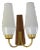 Mid-Century Modern Two-Bulb Bag Lamp, 1960s For Sale