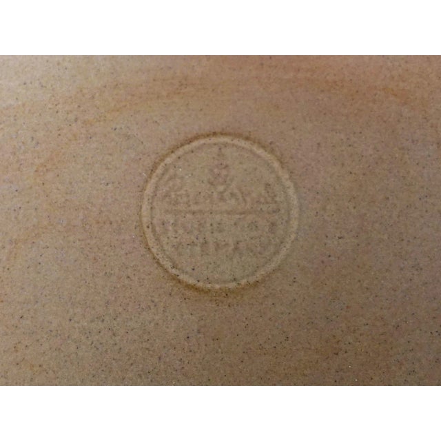 Mid 20th Century Rosenthal Germany Tapio Wirkkala Pop Art Crinkle Brown Paper Bag Vase For Sale - Image 9 of 9