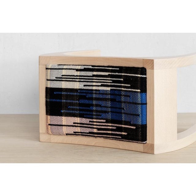 Signed Rumbo Stool 2 in Beech Wood by Jean-Baptiste Van Den Heede For Sale - Image 6 of 8