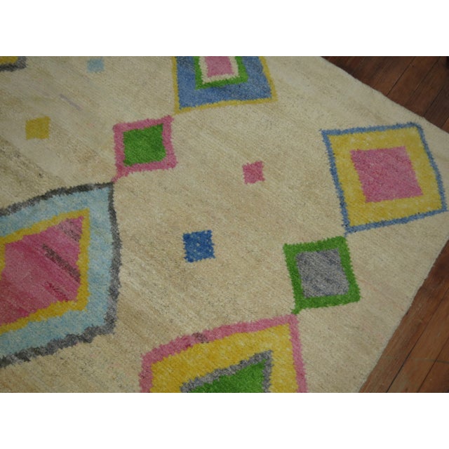 Colorful Vintage Inspired Tulu Rug, 8'7'' X 12'4'' For Sale - Image 9 of 10