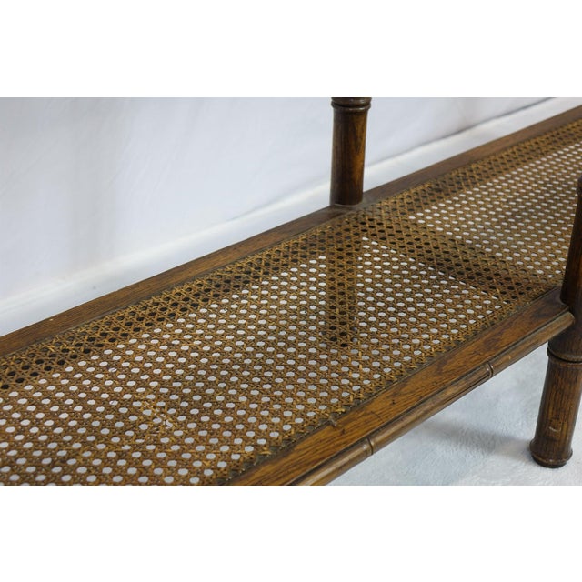Mid 20th Century Glass and wood Side table | Chairish