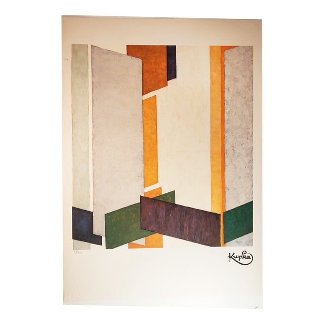 After Frank Kupka, Composition, Limited Series Lithograph, 1970s For Sale