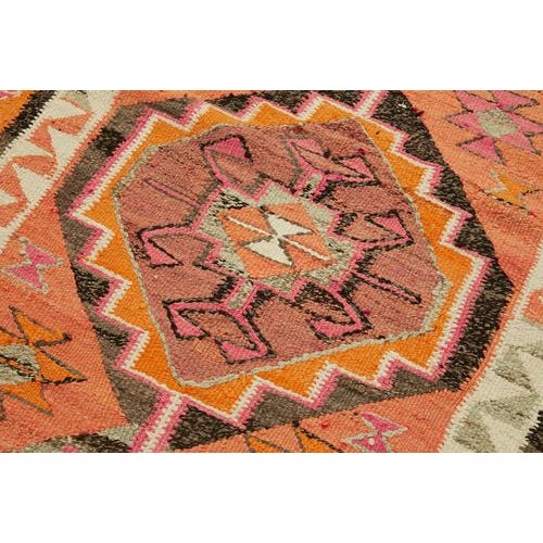Vintage Kilim Runner Rug For Sale - Image 5 of 7