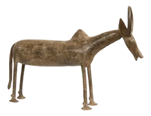 Vintage African Bronze Wildebeest