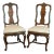 Antique Continental Queen Anne Style Walnut Chairs, Set of 4 For Sale
