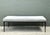 Mid-Century Modern Vintage Bernhardt Upholstered Metal Frame Bench For Sale - Image 3 of 16