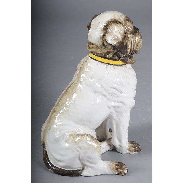 Ceramic Pug Dog Figurine, England, 20th Century For Sale - Image 10 of 18