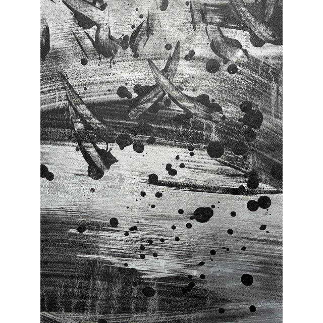 Paper " Onyx Mined by Silver" by Michael DesRosiers Polymer Paint on MDF Panel (2022) For Sale - Image 7 of 11