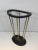 Attributed to Jacques Adnet, Ebonized Wood and Brass Umbrella Stand For Sale - Image 11 of 13