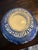 Mid 19th Century Japanese 19th Century Blue and White Katagami Porcelain Scalloped Bowl For Sale - Image 5 of 12