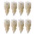 Mid-Century Modern Italian Murano Leaf Glass Wall Sconces from Mazzega, 1970s, Set of 8 For Sale - Image 14 of 14