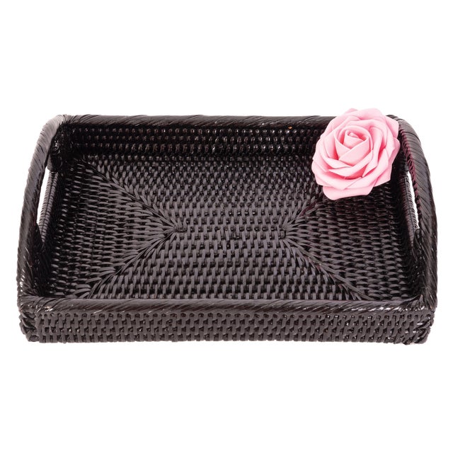 Our Rattan Rectangular Vanity Tray will help keep your space organized while adding a warm elegant touch. It is always...