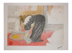 Them Lithograph after Henri de Toulouse-Lautrec