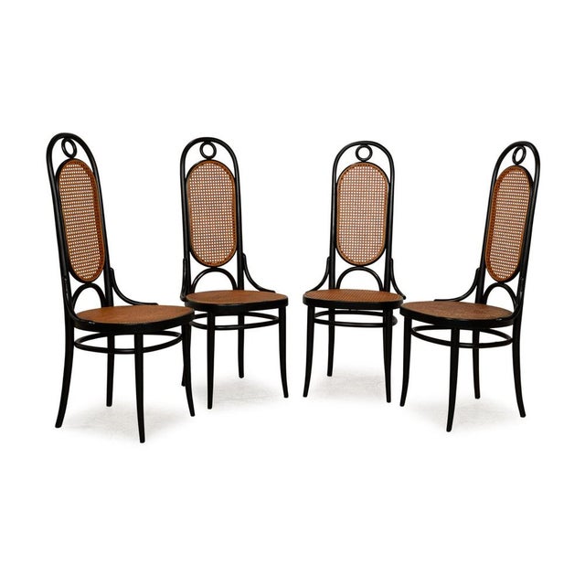 No. 207 R Wooden Chair Dining in Brown by Michael Thonet for Thonet, Set of 4 For Sale - Image 13 of 13