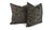 Discontinued Manuel Canovas Zebris in Black cut velvet pillow cover. Gorgeous and rich black velvet on a cream woven...
