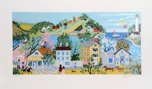 Ameche, "Ft. Point, San Francisco, Ca," Serigraph