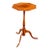 Late 20th Century Eldred Wheeler Bench-Made Tiger Maple Hexagonal Candlestand Pedestal Table For Sale