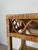 Vintage Coastal Rattan Two-Tier Console Table With Glass Top For Sale - Image 16 of 17