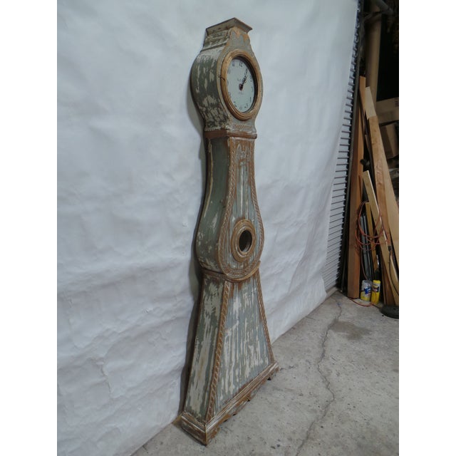 Mora Clock 100% Original Paint Swedish Rare For Sale - Image 11 of 12