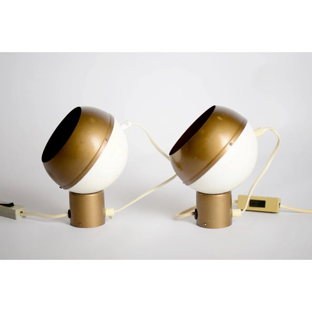 Mid-Century Modern Magnetic Sconces by Drukov, 1960s, Set of 2, in Good conditions. Designed 1960 to 1969 I have official...
