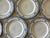 Traditional Vintage Mikasa Cera Stone Small Plates in the Newport Pattern - Set of 7 For Sale - Image 3 of 10