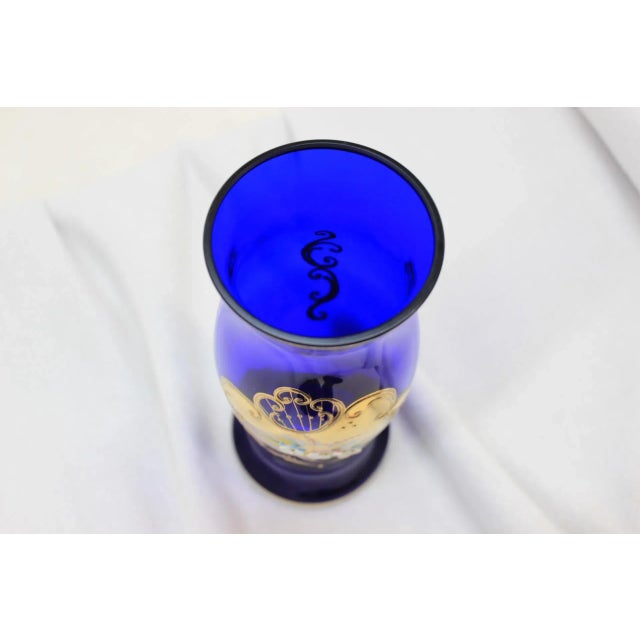 Czech Glass Vase from Novoborské Sklo, 1970s For Sale - Image 6 of 11